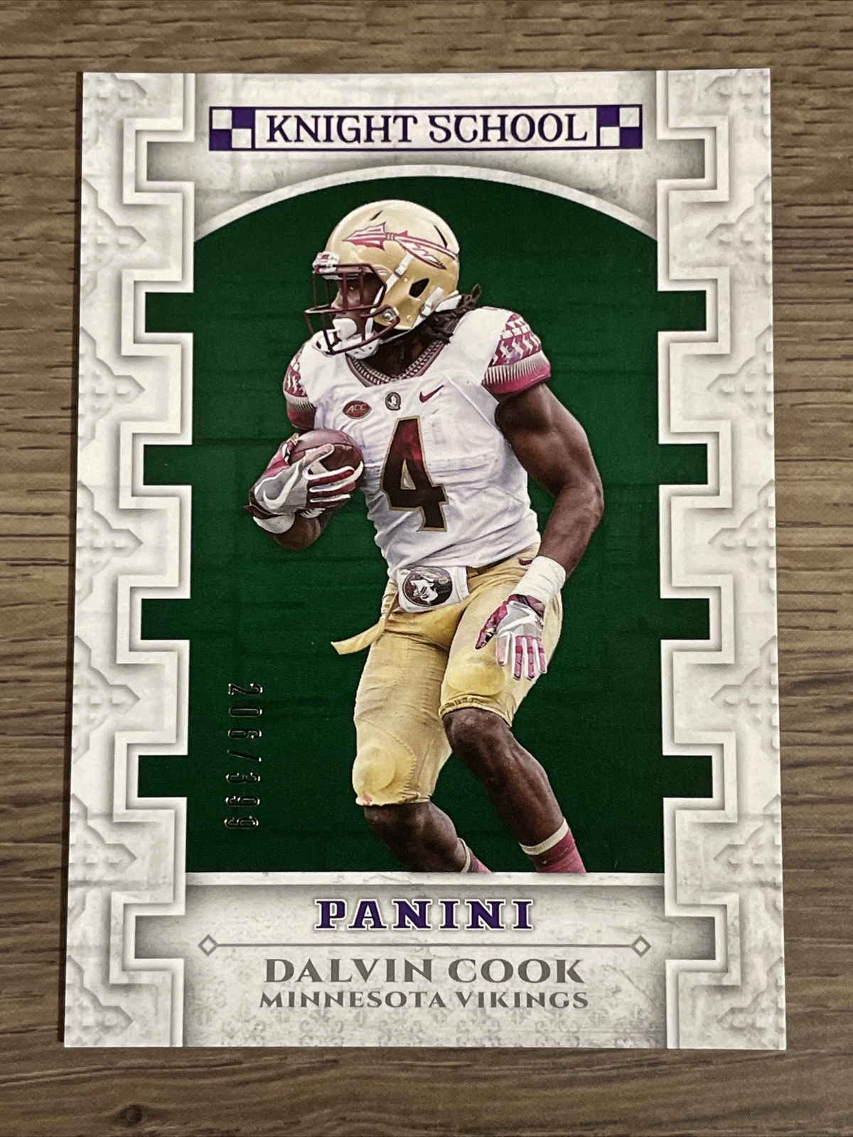 2017 Panini Knight School Green Dalvin Cook /399 eBay