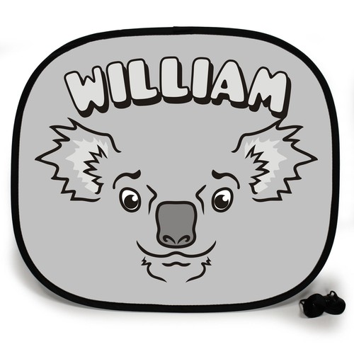 2x Car Side Window Personalised Mesh Sun Shades Visor Sunshade UV Gift Baby Kids - Picture 33 of 80