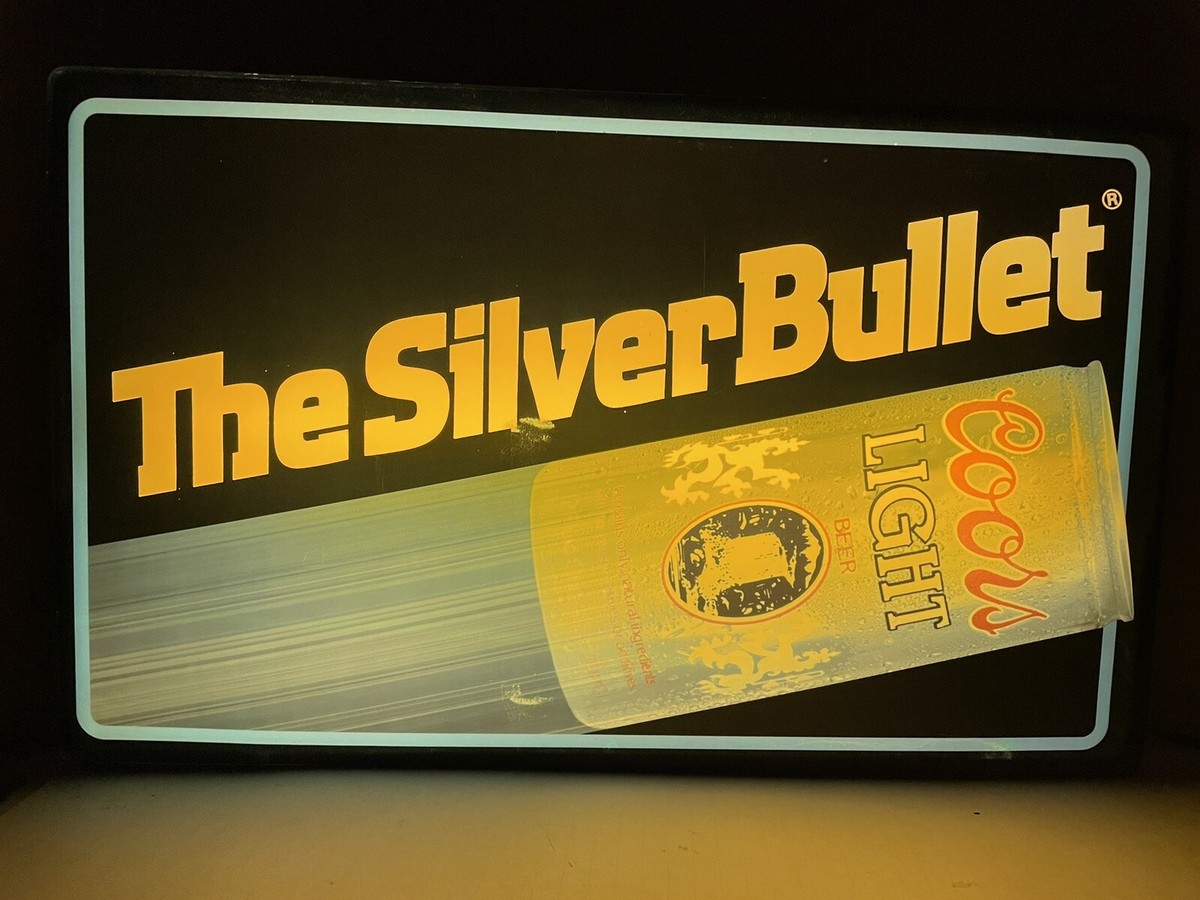 andy Silver Bullet ネオン看板 Coors Light Vintage 1996 Coors