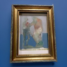 🌈 FABIO PISCOPO ( 1950 Firenze 🇮🇹 ) tecnica mista unica  No Ernesto Treccani