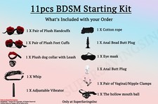 Sex Bondage Gear Handcuffs Sex Games Whip Gag Toy Kit for Couples Sex Toys BDSM