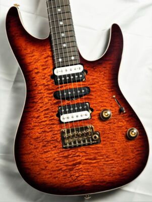 Ibanez Premium AZ47P1QM-DEB Dragon Eye Burst SPOT MODEL with gig