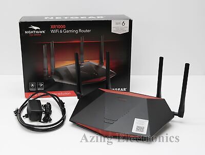 NETGEAR Nighthawk Pro Gaming Wi-Fi 6 Router - Black (XR1000-100NAS) for  sale online