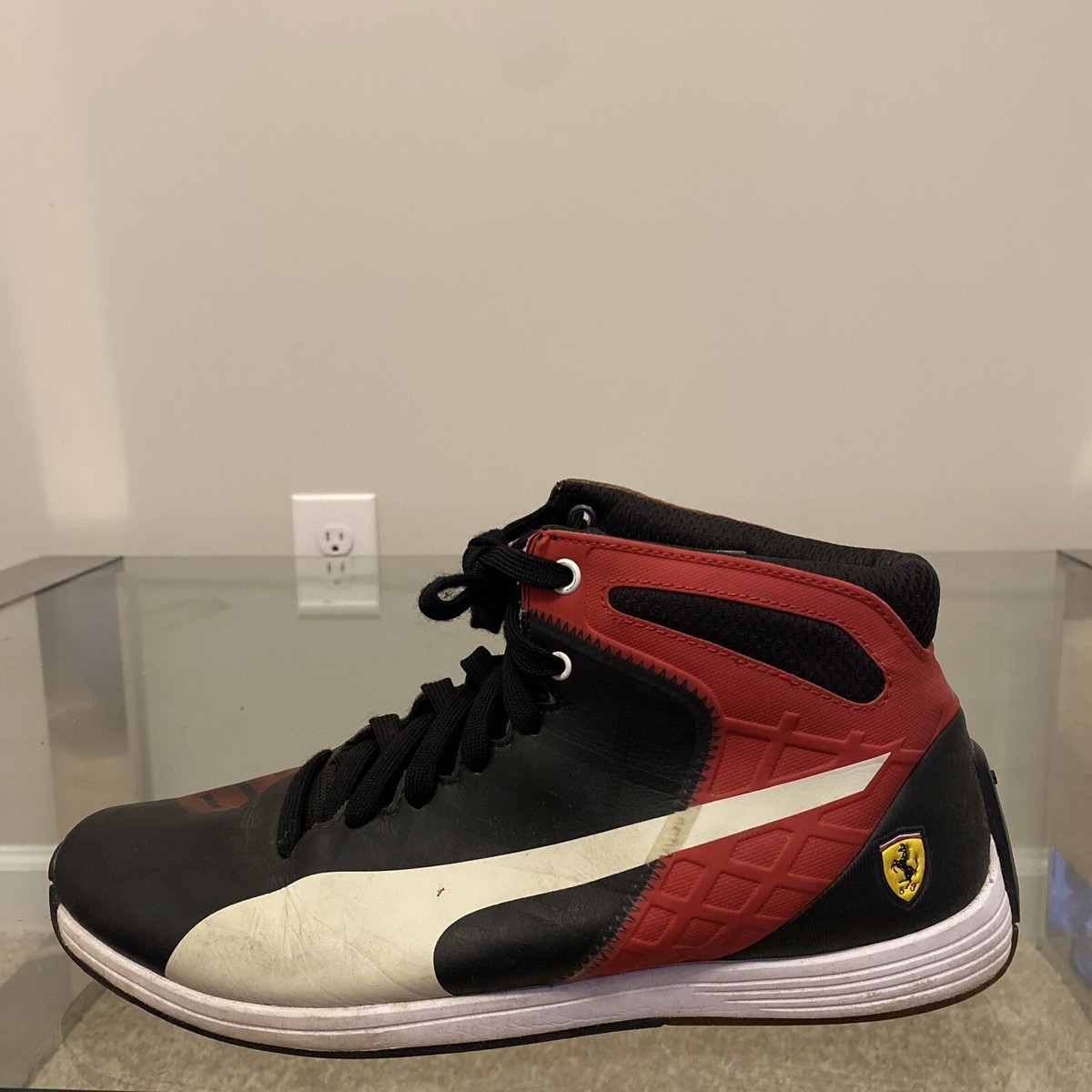 PUMA Ferrari X evoSPEED SF Mid Racing Shoes Size 304661 02 Leclerc  EUC