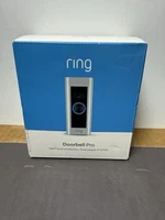 Ring Video Doorbell Pro Wired 1080p HD Smart Wi-Fi Camera Satin Nickel Alexa NEW