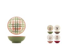 H&H 12 Poke Tassen Weihnachtsmotiv Aus Porzellan 7,5 Cm