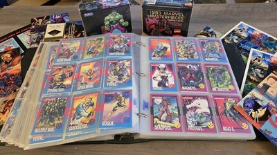 Huge Marvel & DC Trading Card Lot SkyBox, Masterpieces, X-Men, Wizard and More!