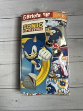 Sonic The Hedgehog Boys Briefs 5 Pack Size:6