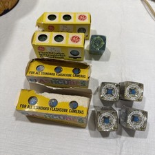 Vintage Lot Of GE  Sylvania Flash Cubes 17 Cubes Total 4Flashes Ea NOS USA