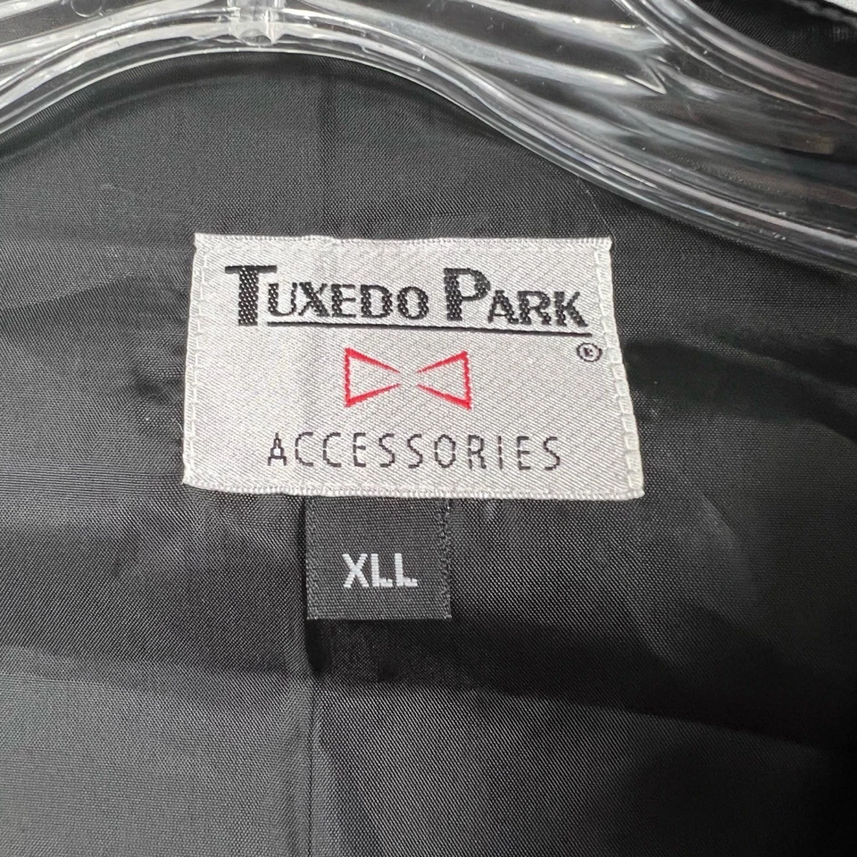 Tuxedo Park Vest Mens XLL Pink Formal Satin Sleeveless Buttonfront Vneck - Image 4 of 4