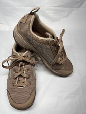 Chaco EcoTread Women  s Brown Fabric Trail Shoes Lace Up Arch Support Size 6