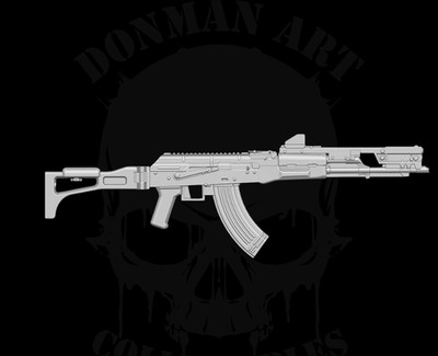 Max Elysium Sci-Fi AK Rifle 1:12 Scale Weapons for 6 inch Action Figures