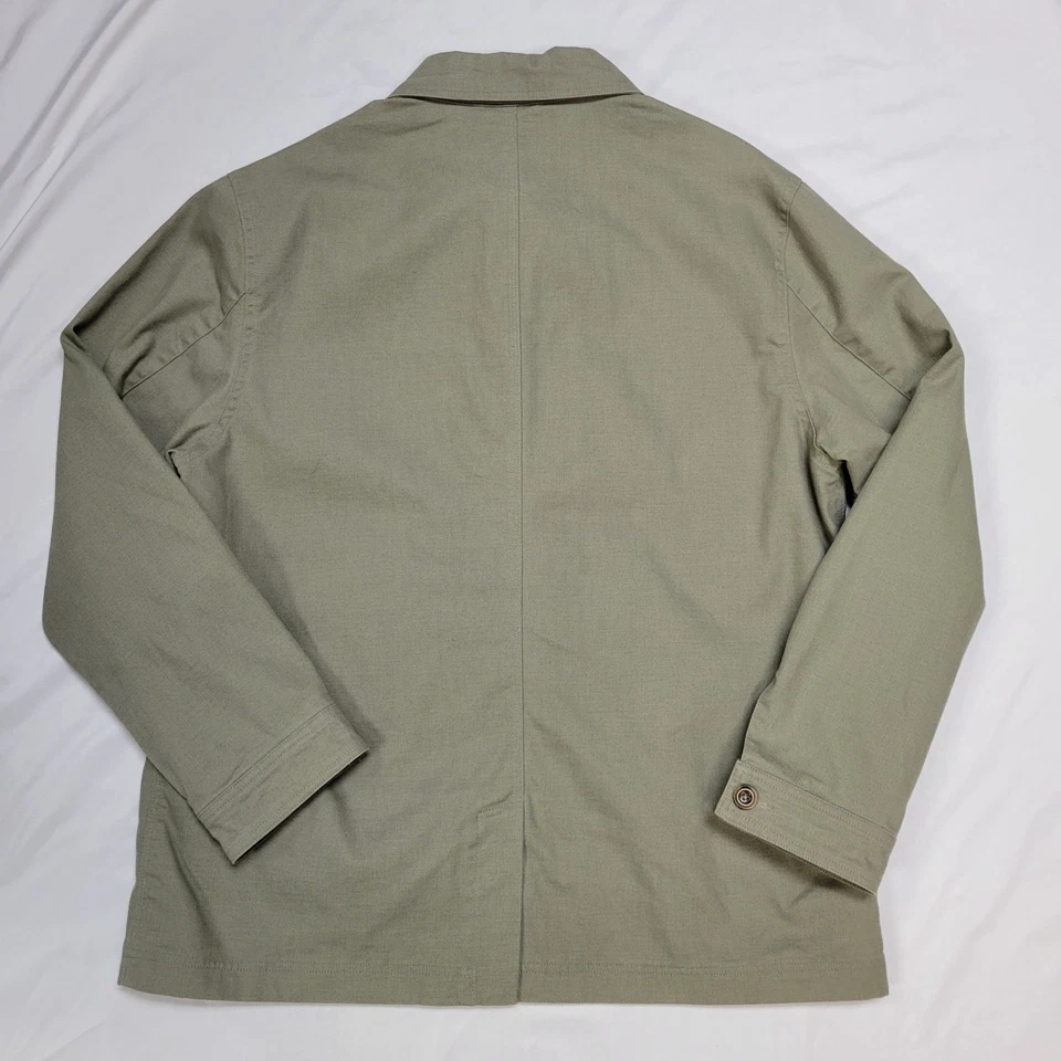 $239 Nuevo Abrigo Madera Lona CABEZA DE PATO XL X-LARGE Campo Gris Verde Mezcla ALGODÓN Foto 3 de 4