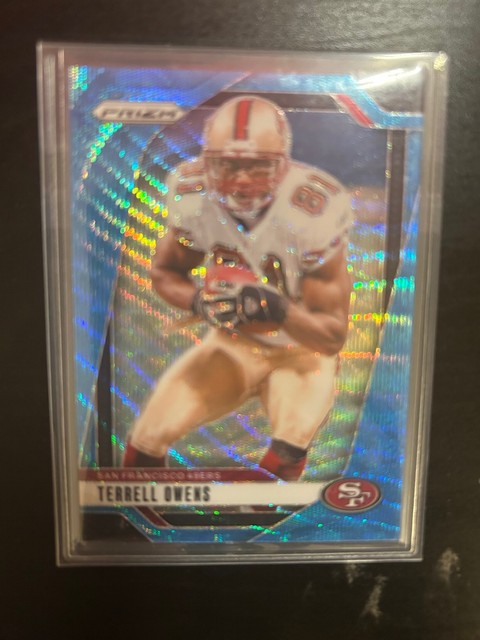 2024 Panini Prizm #257 Terrell Owens Blue Wave #/230