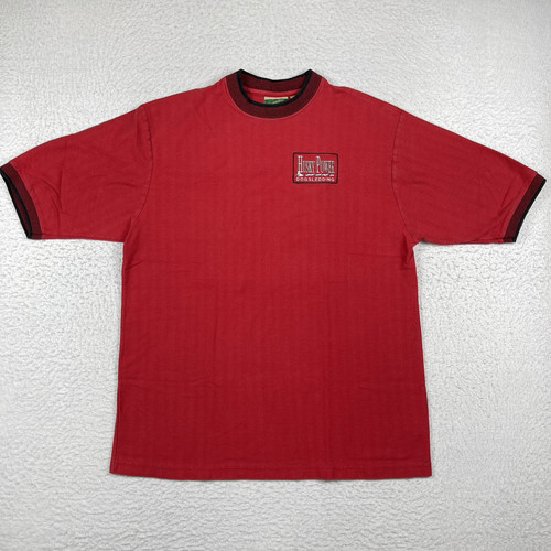 Dogsledding Shirt Mens XL Red Husky Power Musher Mushing Alaska VTG Vintage