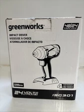 New Greenworks ISG301 Cordless Impact Driver 1/4" 24v Tool Only.READ.NB  5061