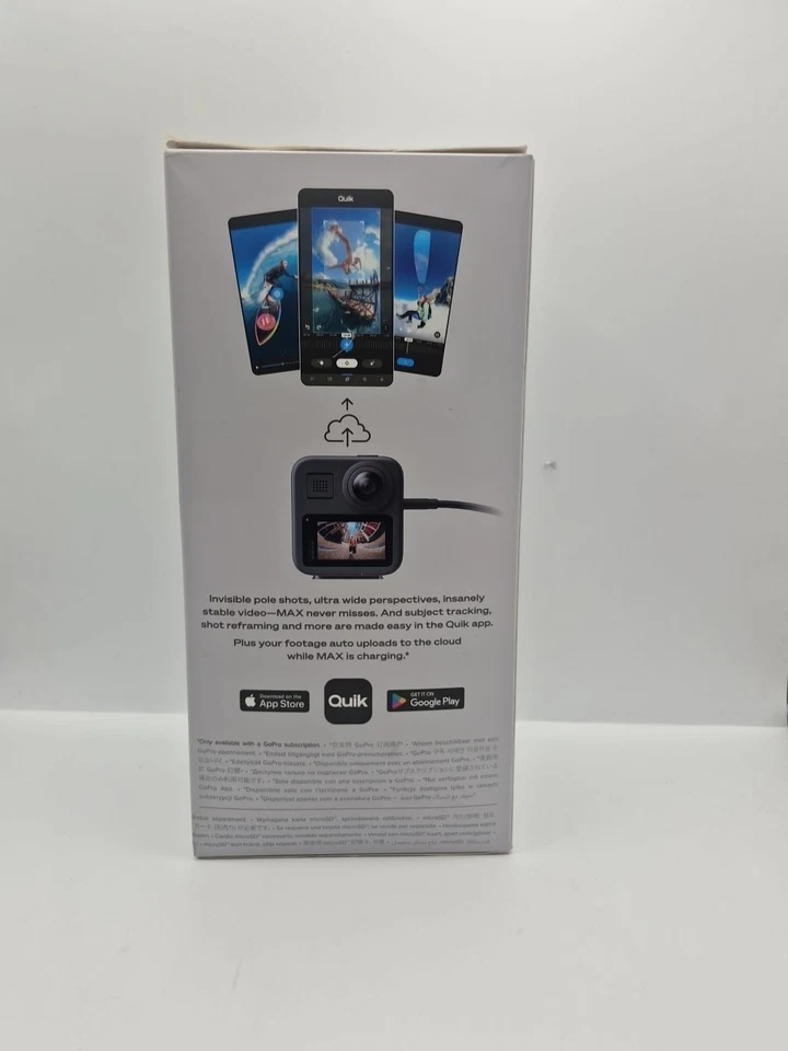 GoPro MAX – Wasserdichte 360°Action-Kamera mit 5.6K Video & 1080p Live-Streaming - Bild 2 von 4