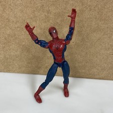 Super Poseable Spider-Man Action Figure Marvel The Movie 6" 2002 - READ