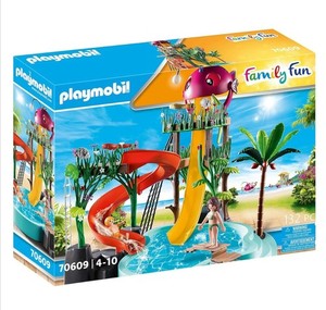 Playmobil 70609 Water Park with Slides Building Set