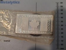 CANADA 20 gram .999 Fine Silver Bar by The Silver Mint - World Flags - SEALED 46.64 per troy oz