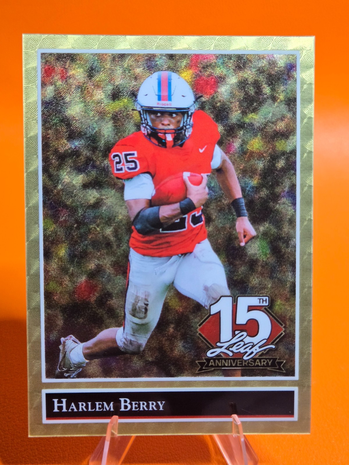 Harlem Berry 2025 Leaf Metal #92B-67 Super Gold Vinyl Prismatic 1/1