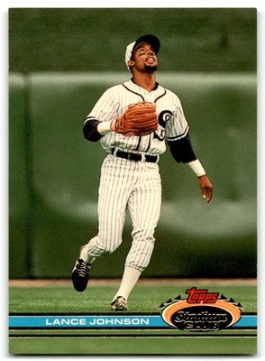 1991 Stadium Club Lance Johnson Chicago White Sox #199