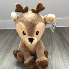 Cuddle Land Just Play Kohls Deer Plush Animal Stitched Eyes Soft Lovey 10” New