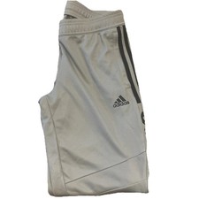 Adidas Women's Aeroready Crop Pants M 3-Stripe Black Ecofriendy Gray