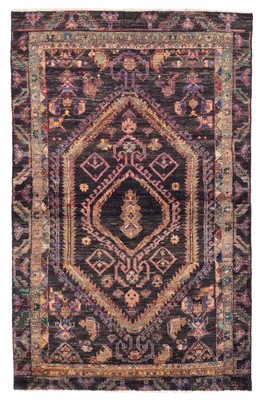 Traditional Vintage Hand-Knotted Area Rug 3'11'' x 6'5'' Oriental Wool Carpet