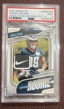 2024 Panini Absolute Johnny Wilson Rookie RC SSP 1/1 Nike Swoosh PSA 9 Eagles