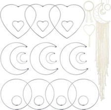 Metal Dream Catcher Rings 20 Pcs for Macrame Decor