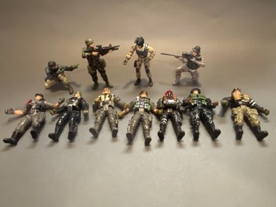 Chap Mei Action Figures - 4 Inch Soldiers - Lot of 11 - GI Joe KOs