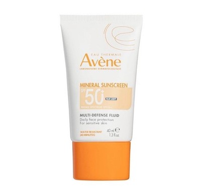 Avène  Mineral Sunscreen Multi-Defense Fluid Tinted SPF 50+ _Size: 1.3 oz !!!