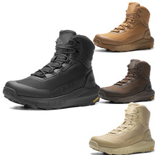 Men's Lightweight Tactical Military Boots Side Zipper Combat Boots Wide Size