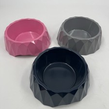 Top Paw Textured Melamine Food and Water Dog Bowls 24oz Choose Color