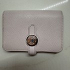 HERMES DOGON CARDHOLDER MAUVE PALE EVERCOLOR Beautiful! Authentic! $1300+ Retail — photo 2