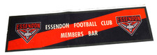 VINTAGE ESSENDON FOOTBALL CLUB MEMBERS BAR BOMBERS VFL AFL BAR RUNNER MAT