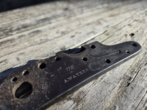A. Waters Millbury 1838 Dated 1816 Springfield Musket Lockplate
