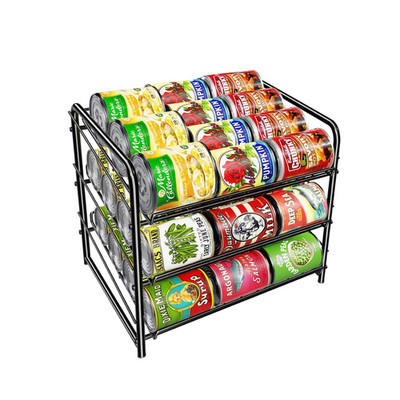 Simple Trending Can Rack Organizer Stackable Can Storage Dispenser Holds Up To