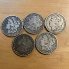 Morgan Dollar Peace Dollar Lot 1886O 1904 1892O 1899O 1879S