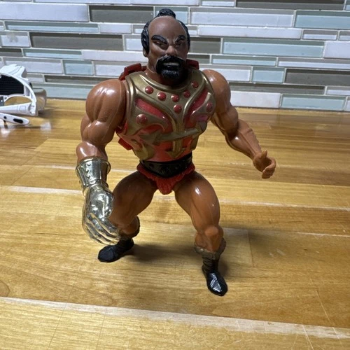 MOTU Jitsu 1983 He Man Action Figure Vintage,Missing Weapon, Legs Altered Repair