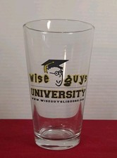 Wise Guys Liquors 6" Glass "Wise Guys University "