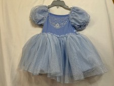 Disney Princess Cinderella Toddler Girl Cosplay Dress TuTu Blue Size 12M New