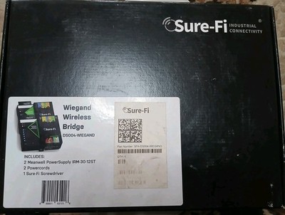 SURE-FI DS004-WIEGAND Wireless Wiegand Bridge Access Control NEW IN BOX