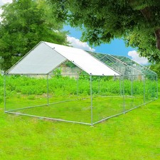 10x10/13x10/20x10/20x13ft Walk In Chicken Coop Run Chicken House Poultry Cage