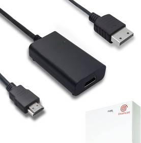 HDMI Cable for Sega Dreamcast DC Console, Dreamcast to HDMI Adapter with True VG