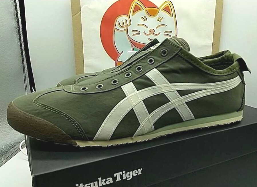 Onitsuka Tiger MEXICO 66 SLIP-ON MANTLE GREEN/BIRCH 1183B603