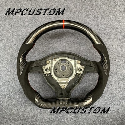 Red stripe Carbon Fiber Steering Wheel Fit For Volkswagen 1998-2004 MK4 Golf
