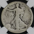 1916 S WALKING LIBERTY HALF DOLLAR NGC G 4 LIGHT SILVERY GREY SMOOTH AND WELL
