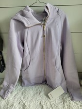 NWT LULULEMON Scuba Hoodie Full Zip lavender frost Ether Gold Size 10